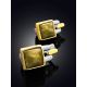 Chain Motif Silver Lizardite Earrings, image , picture 2