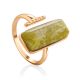 Fabulous Gilded Silver Lizardite Ring, Ring Size: 9 / 19, image 
