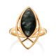 Cut Out Design Gilded Silver Seraphinite Ring, Ring Size: 7 / 17.5, image , picture 4