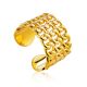 Chain Mail Motif Gilded Silver Ring The ICONIC, Ring Size: Adjustable, image 