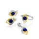 Adorable Silver Lapis Lazuli Pendant, image , picture 5