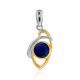 Adorable Silver Lapis Lazuli Pendant, image 