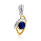 Adorable Silver Lapis Lazuli Pendant, image , picture 4