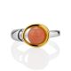 Bright Silver Coral Ring, Ring Size: 6.5 / 17, image , picture 4