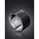 Scale Motif Silver Band Ring, Ring Size: 6.5 / 17, image , picture 2