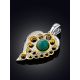 Heart Motif Silver Amazonite Pendant, image , picture 2
