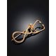 Gilded Silver Stethoscope Brooch Hippocrates, image , picture 2