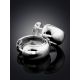 Glossy Sterling Silver Hoop Earrings The ICONIC, image , picture 2