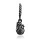 Blackened Silver Heart Pendant Hippocrates, image , picture 4