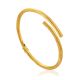 Fashionable Gilded Silver Bangle Bracelet The Silk, image 