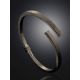 Blackened Silver Bangle Bracelet The Silk, image , picture 2