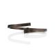 Blackened Silver Bangle Bracelet The Silk, image , picture 4