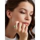 Heart Motif Silver Amazonite Set, Ring Size: 8 / 18, image , picture 4