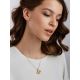 Stingray Motif Gilded Silver Crystal Pendant, image , picture 5