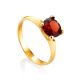 Stylish Garnet Ring In Gold, Ring Size: 7 / 17.5, image 