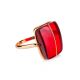 Stunning Gold Amber Ring The Sangria, Ring Size: 8 / 18, image , picture 3