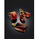 Flawless Design Gold Amber Ring The Sangria, Ring Size: 5.5 / 16, image , picture 5