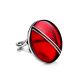 Amazing Silver Amber Cocktail Ring The Sangria, Ring Size: Adjustable, image , picture 3