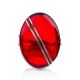 Stylish Silver Amber Adjustable Ring The Sangria, Ring Size: Adjustable, image , picture 4