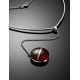 Exclusive Design Silver Amber Necklace The Sangria, image , picture 7