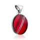 Stylish Oval Amber Pendant The Sangria, image 