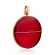 Minimalist Design Red Amber Pendant The Sangria, image 