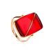 Flawless Design Gold Amber Ring The Sangria, Ring Size: 5.5 / 16, image 