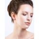 Chic Silver Half Hoop Earrings, image , picture 3