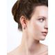 Stylish Silver Crystal Earrings The Sacral Collection, image , picture 3