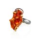 Adjustable Amber Ring In Gold-Plated Silver The Rialto, Ring Size: Adjustable, image , picture 3