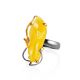Handcrafted Amber Ring In Gold The Rialto, Ring Size: Adjustable, image , picture 3
