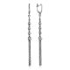 Flawless Silver Dangle Earrings The Sparkling, image 
