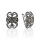 Fabulous Silver Marcasite Earrings The Lace, image 