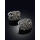 Fabulous Silver Marcasite Earrings The Lace, image , picture 2