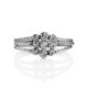 Fashionable Silver Beaded Ring The Sparkling, Ring Size: 8.5 / 18.5, image , picture 3