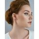 Bold Black Crystal Cross Studs The Aurora				, image , picture 3