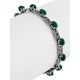 Elegant Silver Reconstituted Malachite Bracelet With Marcasites The Lace, image , picture 4