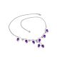 Gorgeous Silver Amethyst Necklace, image , picture 4