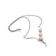 Classy Silver Pearl Necklace, image , picture 3