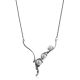 Classy Silver Pearl Necklace, image 