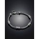 Simplistic Design Silver Beaded Bracelet The Sparkling, image , picture 2
