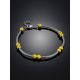 Bicolor Silver Beaded Bracelet The Sparkling, image , picture 2