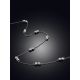 Chic Silver Beaded Necklace The Sparkling, image , picture 2