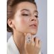 Shimmering Crystal Cocktail Ring, Ring Size: 7 / 17.5, image , picture 3