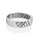 Geometric Design Silver Ring, Ring Size: 7 / 17.5, image , picture 5
