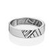 Geometric Design Silver Ring, Ring Size: 6.5 / 17, image , picture 5