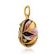 Chic Gilded Silver Egg Pendant With Enamel The Romanov, image , picture 3