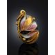 Chic Gilded Silver Egg Pendant With Enamel The Romanov, image , picture 2
