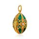 Dazzling Gilded Silver Enamel Egg Pendant The Romanov, image , picture 3