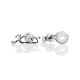Mismatch Silver Stud Earrings, image 